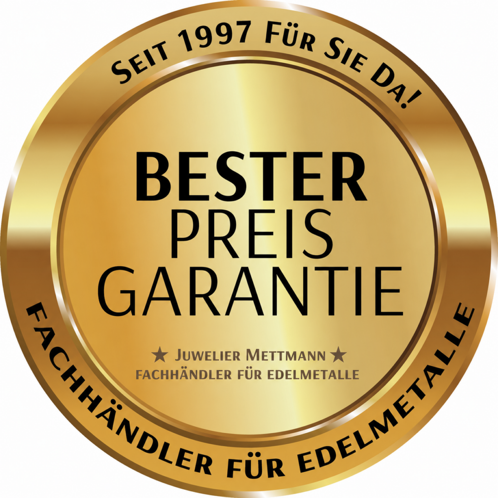 Fachhändler für Edelmetalle Seit 1997 Für Sie da