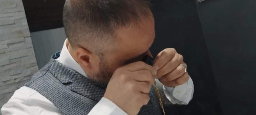 Mustafa Naci Duran bei der Gold inspektion